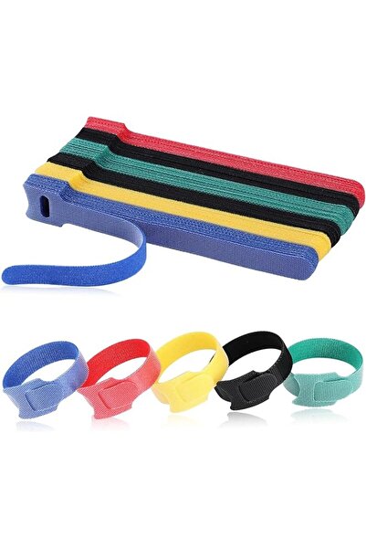 The Bros مجموعة هيتانك من 120 رباط كابلات قابل لإعادة الاستخدام بطول 6 بوصات:...