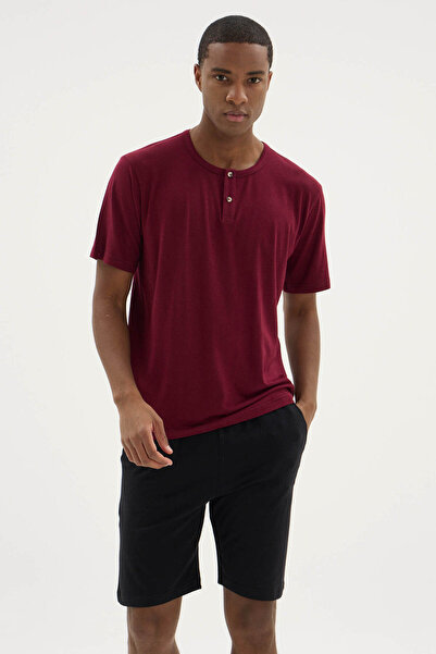 KLY New Season Men's Buttoned Collar Shorts Suit