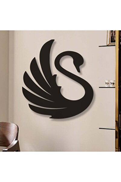 Generic Black Acrylic sculpture - swan - 50*50 - AC312026002