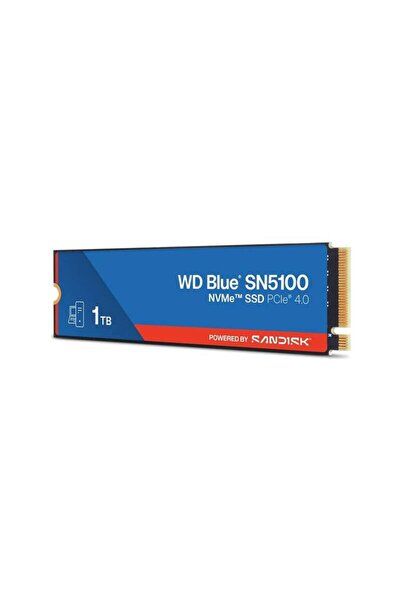 WD 1 TB BLUE SN5100 PCI-4.0 5000MBS 4000MBS M2 SSD WDS100T5B0E