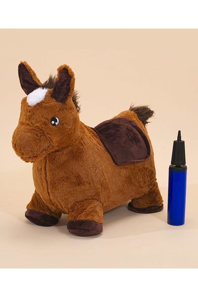 Fab N Funky Horse Inflatable Hopper, Easy Grip Ears, Stable and Safe Design, ...