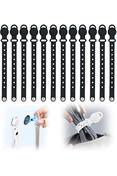 The Bros ٦ قطع من أربطة الكابلات المصنوعة من السيليكون، أربطة كابلات مغناطيسي...