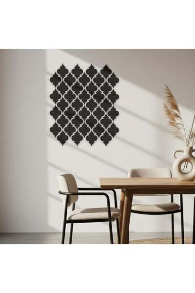 Generic منحوتة أكريليك أسود - ديكور زخارف - مقاس ٥٠*٦٠ -AC-112026024