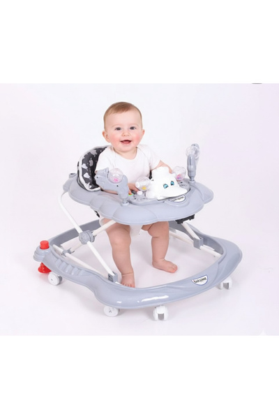 Dastini Yürüteç Gri(stoperli)