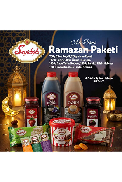 Seyidoğlu Ramazan Paketi Aile Boyu Kahvaltı Seti 7'li