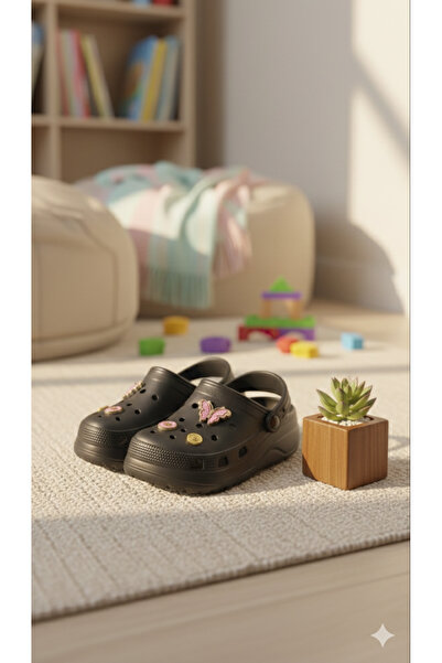 Sonix Şık Tokalı Topuk Destekli Rahat Masaj Taban Çocuk Bebek Sahil Günlük Te...