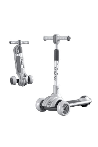 Leno Kids Kick Scooter With Stick Handle Design And LED Lights, Suitable For ...