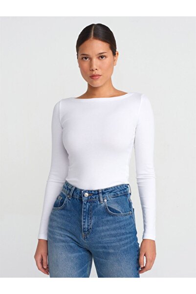 Mazelf Baby&Kids Wear Boat Neck Long Sleeve Fingerhole Top Blouse