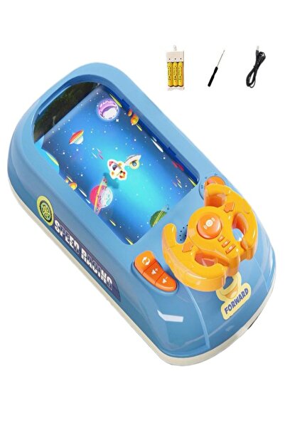 ROVERIM Jucărie Interactivă Volan pentru Copii RoveRim, Albastru, 43x21x14 cm...