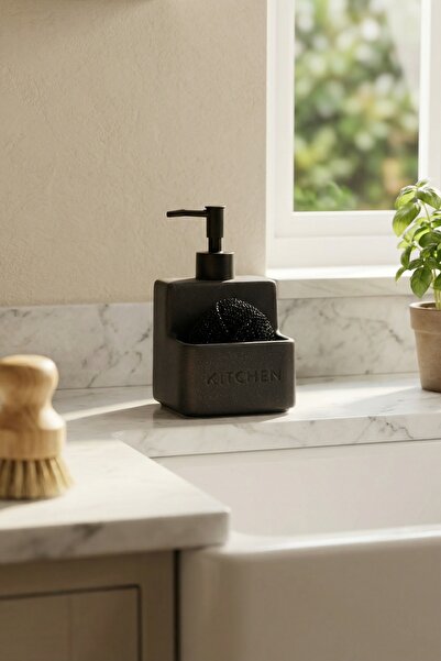 ACAR موزع الصابون السائل روري مع حاوية إسفنجية - 480 مل