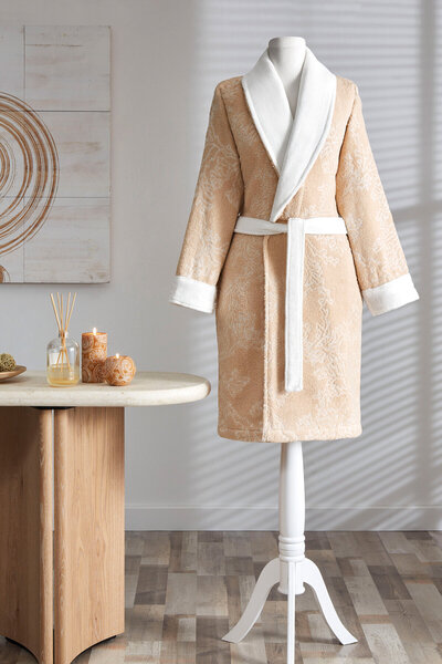 Özdilek Finery Velvet Shawl Collar Bathrobe