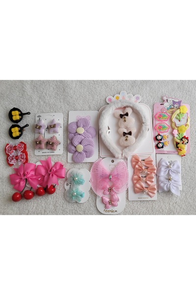 LO ADORO 34 Various Buckles for Babies Suitable for Girls' Buckle Bow Cherry ...