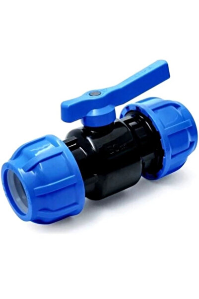 POELSAN مي للواردات ®   صمام كروي أزرق اللون 25×25 مم