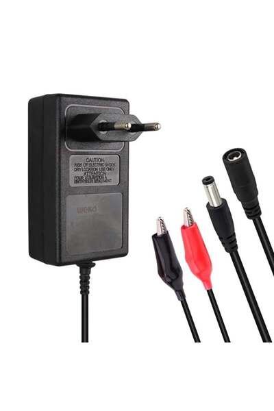 SiHako Weko 14.4 Volt - 2 Amper 5.5*2.5 Mm Uçlu + Krokodil Aparatlı Akü Şarj ...