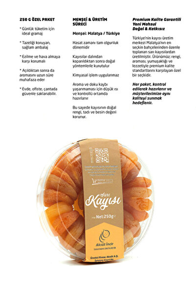 mehmet aksüt aksüt group Malatya Sarı Kayısı – 250g