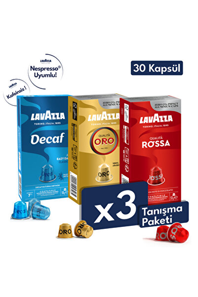 LavAzza Qualita Oro, Qualita Rossa Decaf My Easy Day, 30'lu Tanışma Paketi | ...