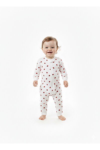 Momivi Kids رومبير قطني للأطفال حديثي الولادة مطبوع عليه دعسوقة أوريجينال مع ...