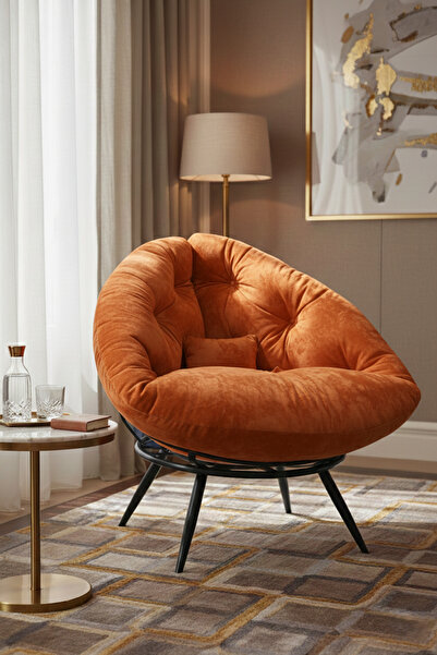 AVYNA CROWN™ Duo Collection Modern Tekli Koltuk Berjer | Kitap Okuma & Dinlen...