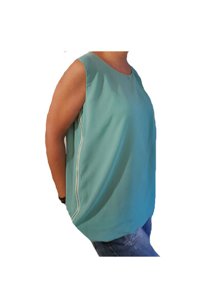 YAYA blouse B103V green, size S/M