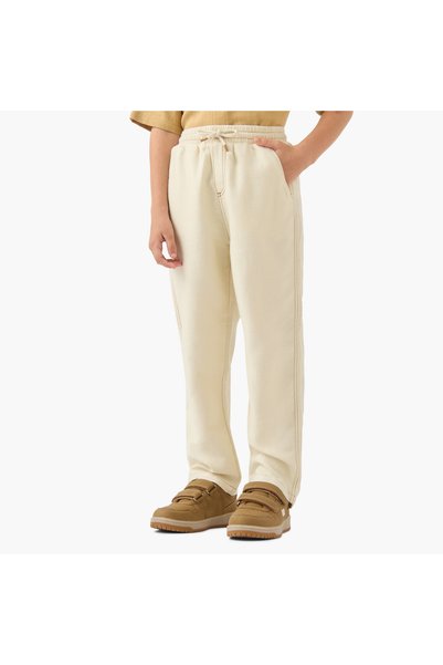 ELIGO Pull-On Pants with Pockets, Drawstring Elastic Waistband
