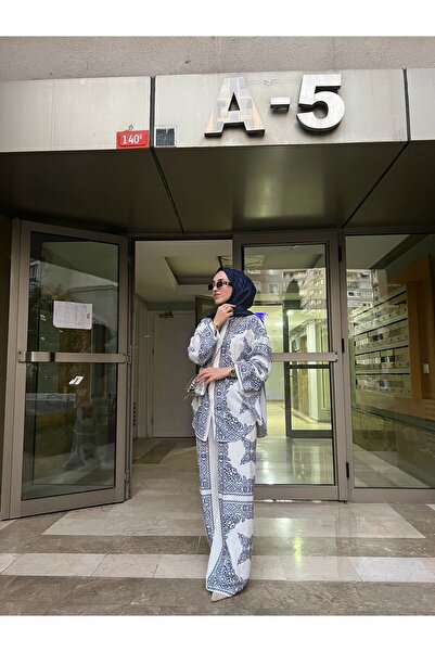 NERA GİYİM Women's Patterned Linen Set