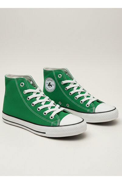 homiro Unisex Long Linen Sneakers - Green