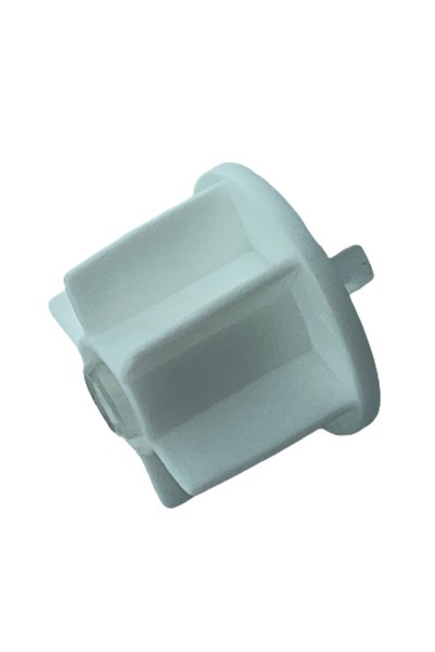 Home 32mm Roller Blind Rectangular Pin White Pipe End Cap