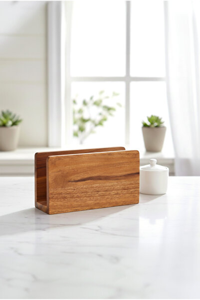 FH finehome Voli Acacia Rectangular Napkin Holder