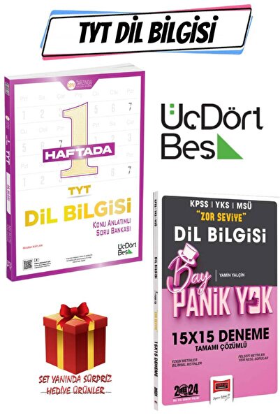 Üç Dört Beş Yayıncılık 2026 Üç Dört Beş Yayınları TYT Konu Anlatımlı Dil Bilg...