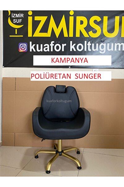 kuaforkoltugum kuaför makyaj kaş bıyık koltuğu gold ayak
