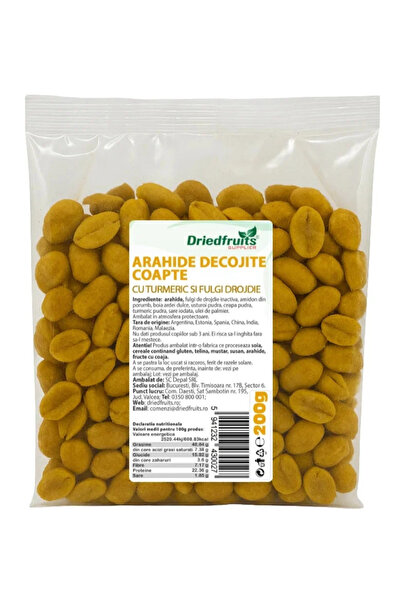 Driedfruits Roasted peeled peanuts with yeast flakes and turmeric (Argentina)...