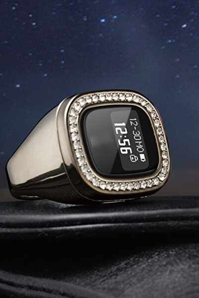 TechnoStation LED Ekranlı Dijital Zikirmatik Titreşim Uyarılı Saat ve Tarih Ş...