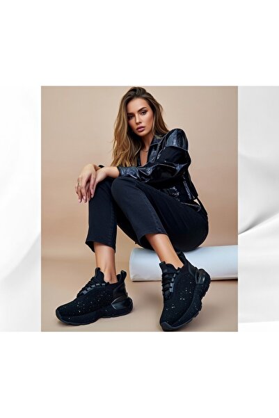 KADIN PARİ TAŞLI SNEAKER
