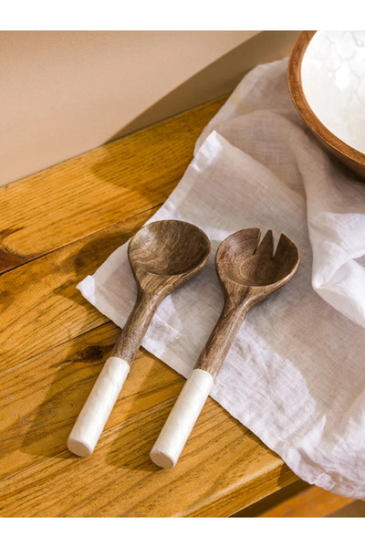 LC Waikiki Lcw Home Wooden Serving Set of 2