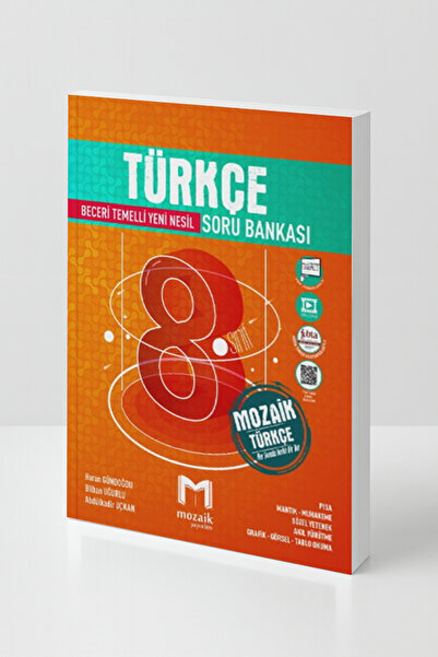 Mozaik Yayınları 8. Sınıf Türkçe Beceri Temelli Yeni Nesil Soru Bankası