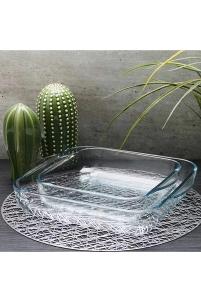 CENGİZ ÇEYİZ Paşabahçe 159028 2'Li Kare Set BORCAM