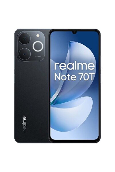 realme Smartphone Note 70T, 64GB, 4GB RAM, Dual SIM, 4G, Negru