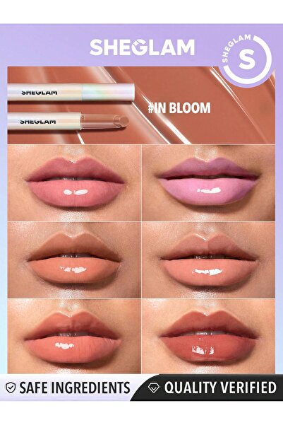 SHEGLAM Pout-Perfect Shine Lip Plumper - In Bloom