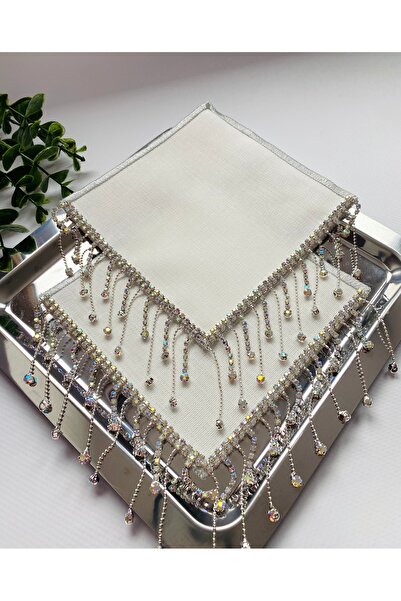 ELÇİÇEK HOME Presentation Napkin, Cocktail Napkin, Coffee Side Presentation N...