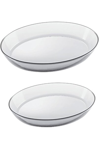 Nadir Figueiredo MARINEX Glass 2-Piece Oval Roaster Set (2.4L + 3.2L)
