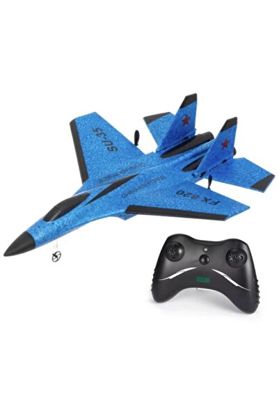 iUni FX820 Изтребител с дистанционно управление, СУ-35, жироскоп, удароустойч...