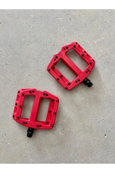 KNT KRTL BIGBOSS Çivili Bisiklet Platform Pedal KIRMIZI
