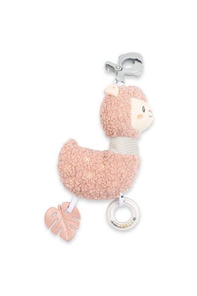 NEW BABY SHOP Jucărie educativă de pluș cu cutie muzicală și clips New Baby Lama