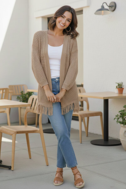 benguen Summer Cotton Cardigan R4524 Camel