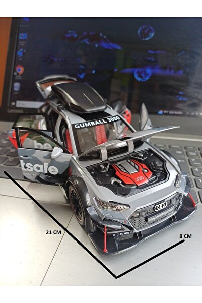 OYUNCAKSAHİLİ Audi RS6 Station Wagon Araba Gri Diecast 1.24 Koleksıyon Metal ...