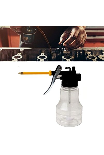 Go İthalat مضخة زيت شفافة محمولة مع خرطوم، مسدس تشحيم سريع عالي الضغط (5343)