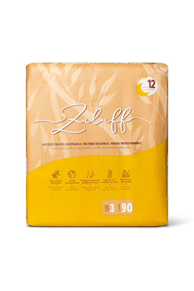 Zuluff Mega Pack diapers, Size 3, 90 pcs