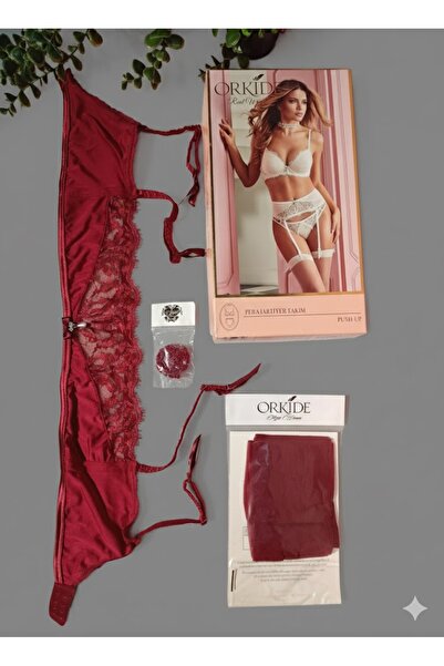 İNCİİCGİYİM28 orkide pr jartiyer takımı