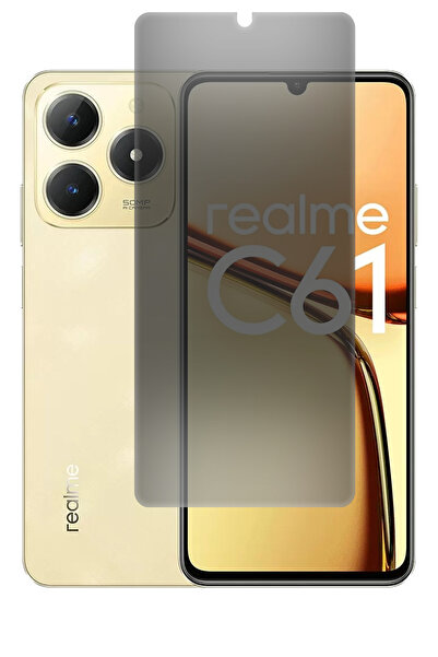 Phonextra واقي شاشة نانو ماتي للخصوصية من Realme C61، مرن وغير قابل للكسر