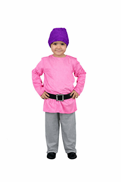 Annee Bakk Pembe Renk Yedi Cüceler Kostümü, Pamuk Prenses ve Yedi Cüceler Kos...